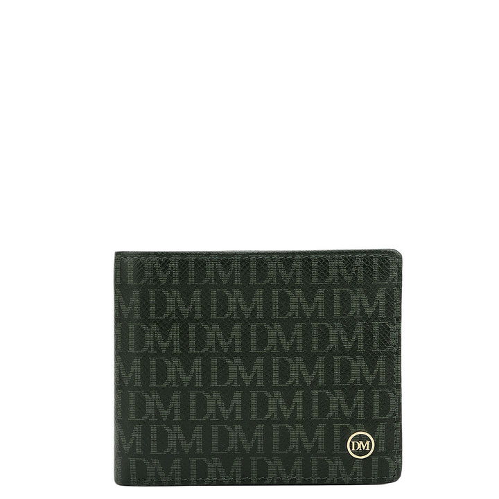 Petrol Green Bifold Leather Mens Wallet