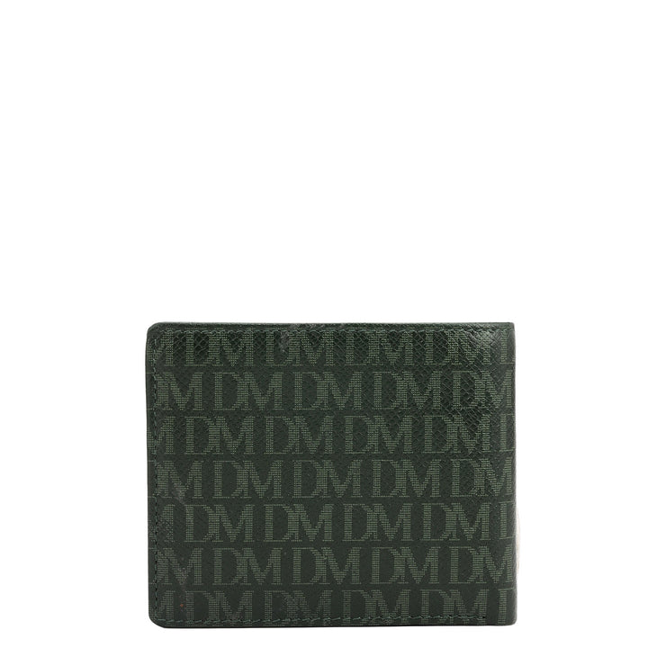 Petrol Green Bifold Leather Mens Wallet