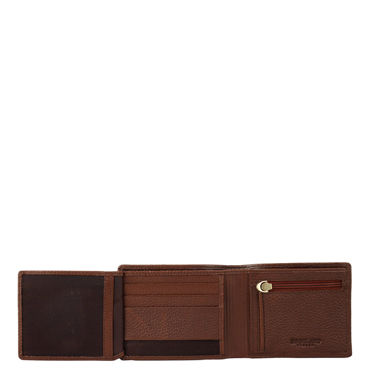 Espresso Bifold Leather Mens Wallet