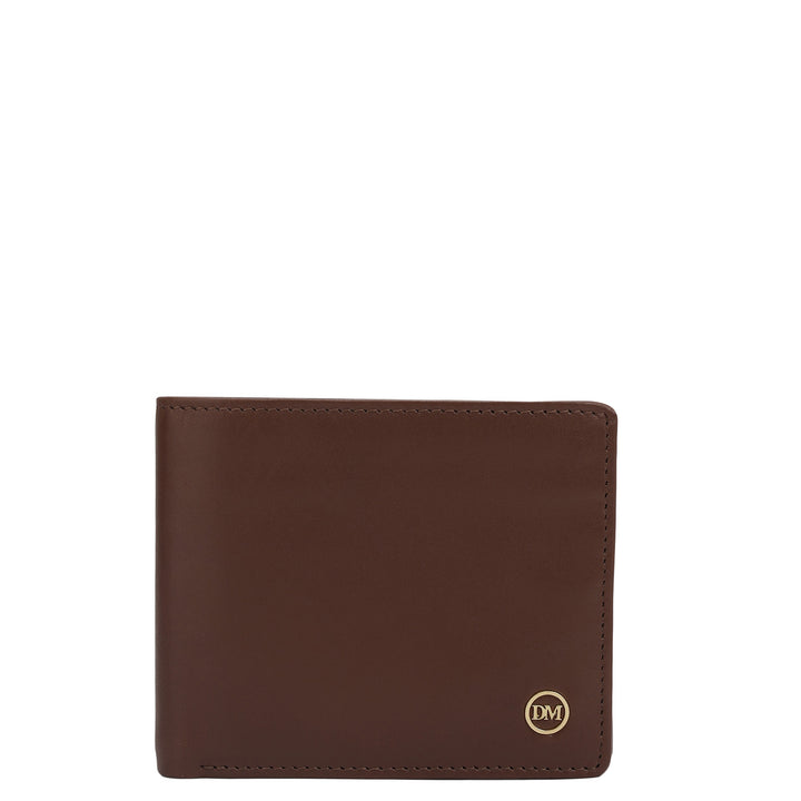 Brown Bifold Leather Mens Wallet