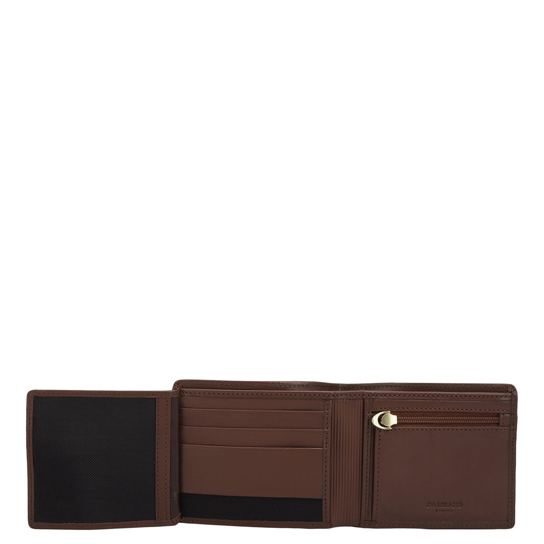 Brown Bifold Leather Mens Wallet