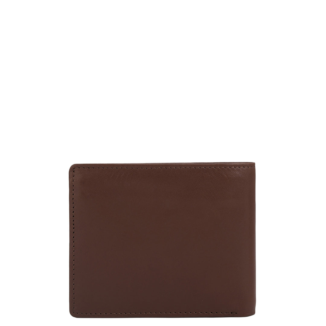 Brown Bifold Leather Mens Wallet