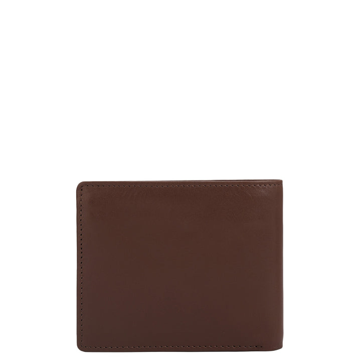 Brown Bifold Leather Mens Wallet