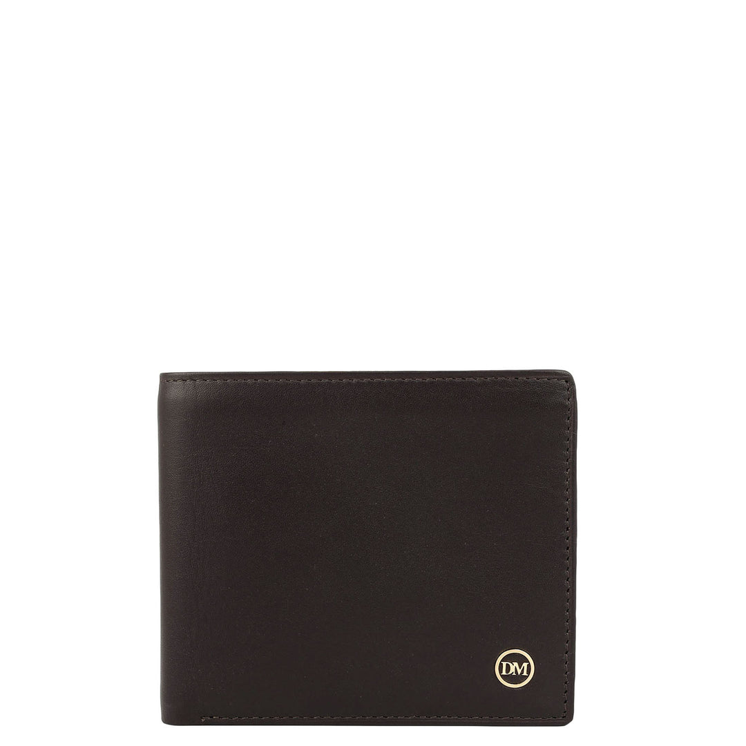 Brown Bifold Leather Mens Wallet