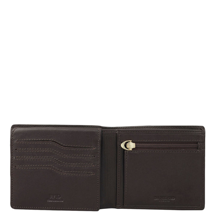 Brown Bifold Leather Mens Wallet