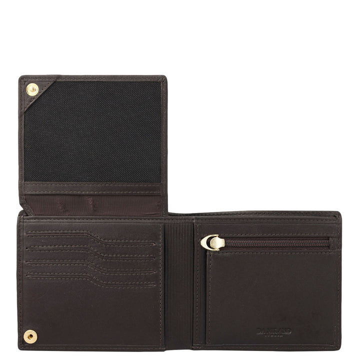 Brown Bifold Leather Mens Wallet