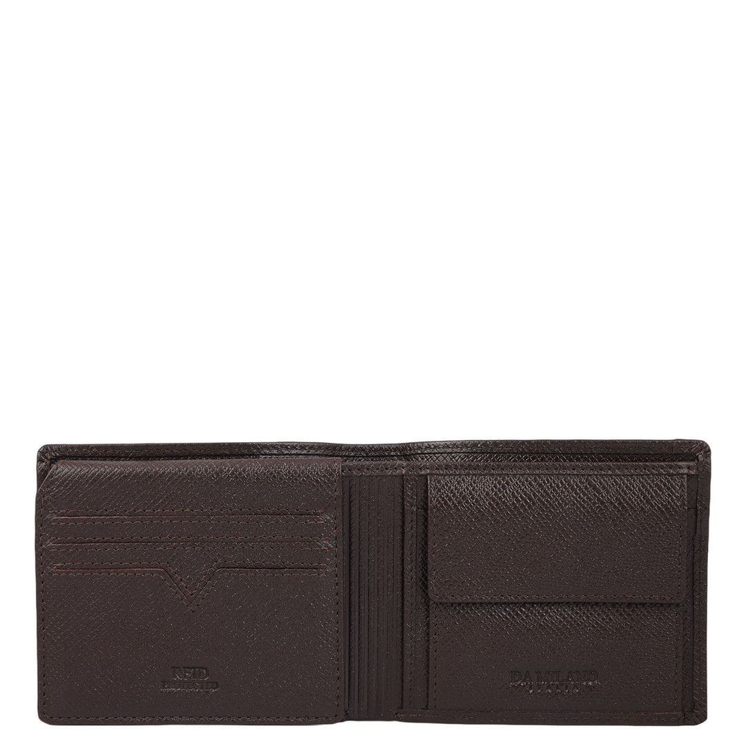 Date Bifold Leather Mens Wallet