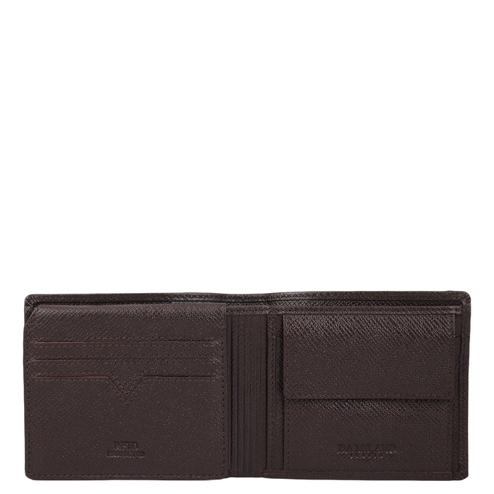 Date Bifold Leather Mens Wallet