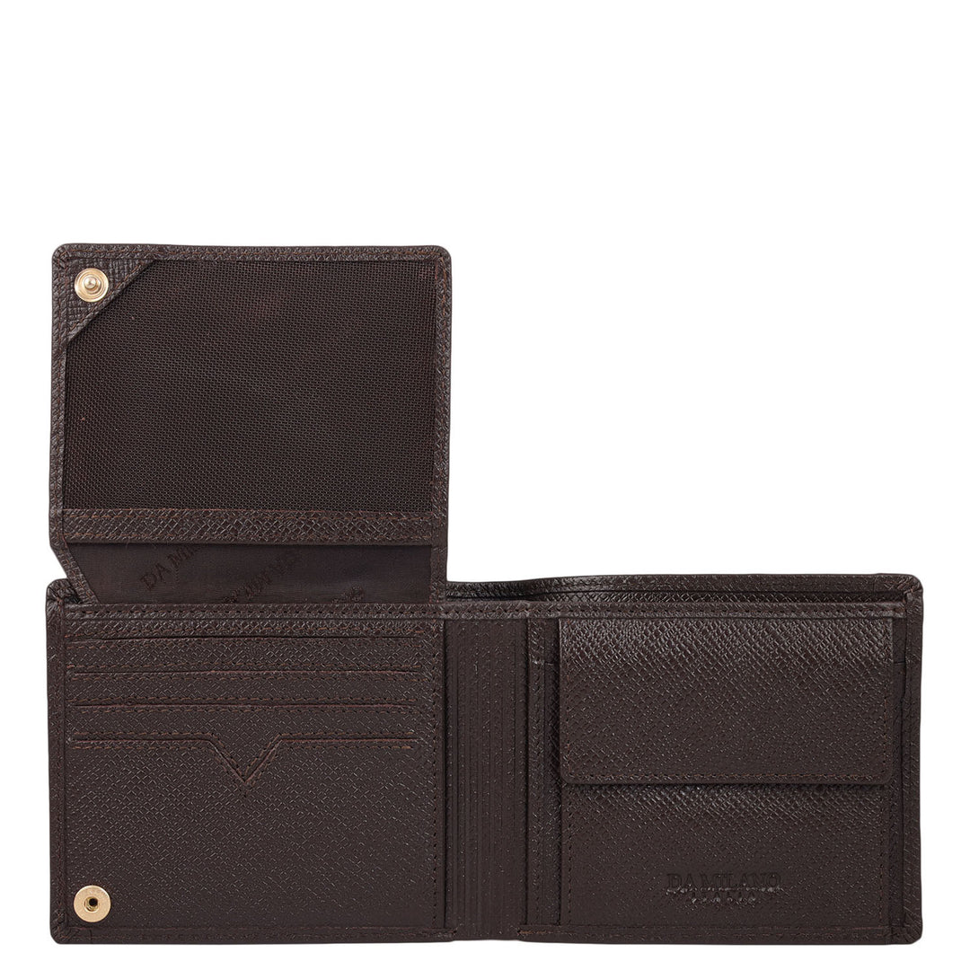 Date Bifold Leather Mens Wallet
