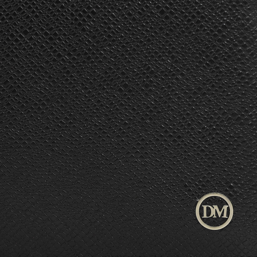 Black Bifold Leather Mens Wallet