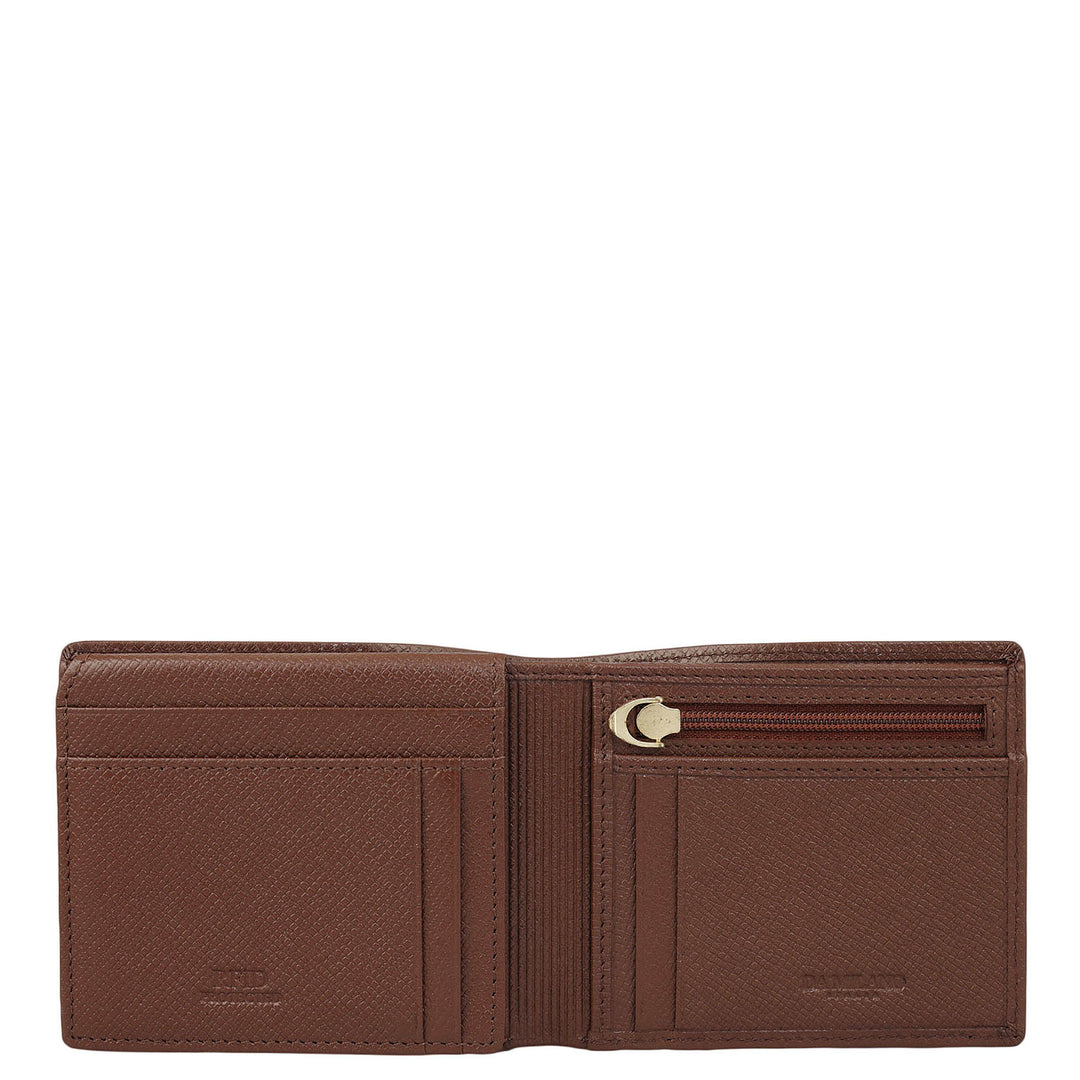 Date Bifold Leather Mens Wallet