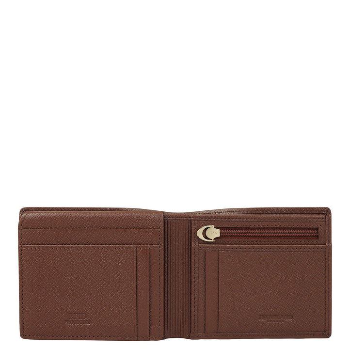 Date Bifold Leather Mens Wallet