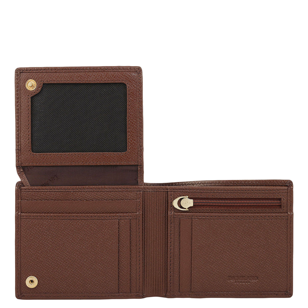Date Bifold Leather Mens Wallet