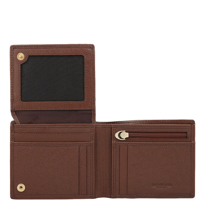 Date Bifold Leather Mens Wallet