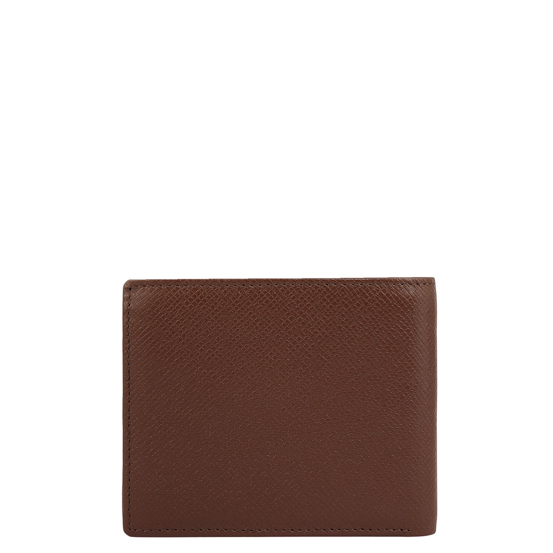 Date Bifold Leather Mens Wallet