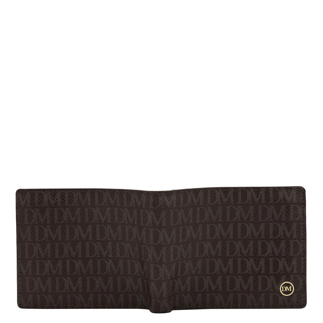 Chocolate Bifold Leather Mens Wallet