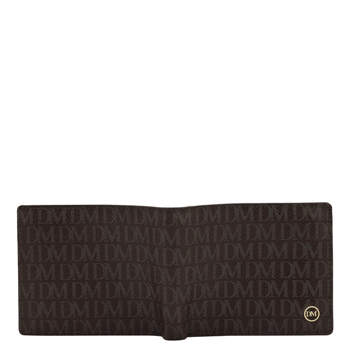 Chocolate Bifold Leather Mens Wallet