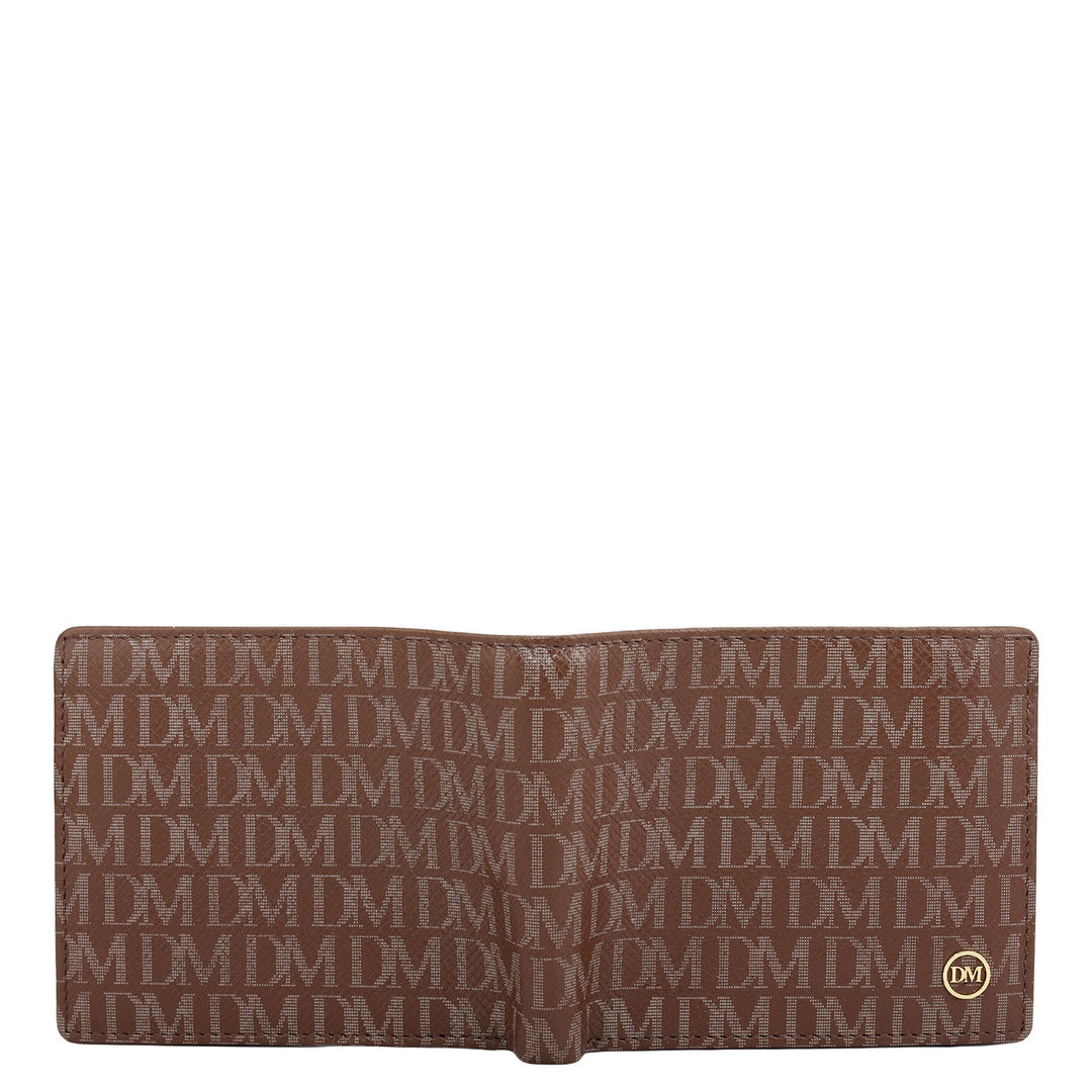 Date Bifold Leather Mens Wallet