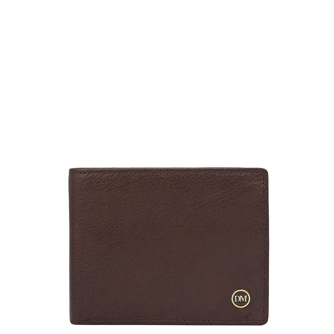 Brown Bifold Leather Mens Wallet