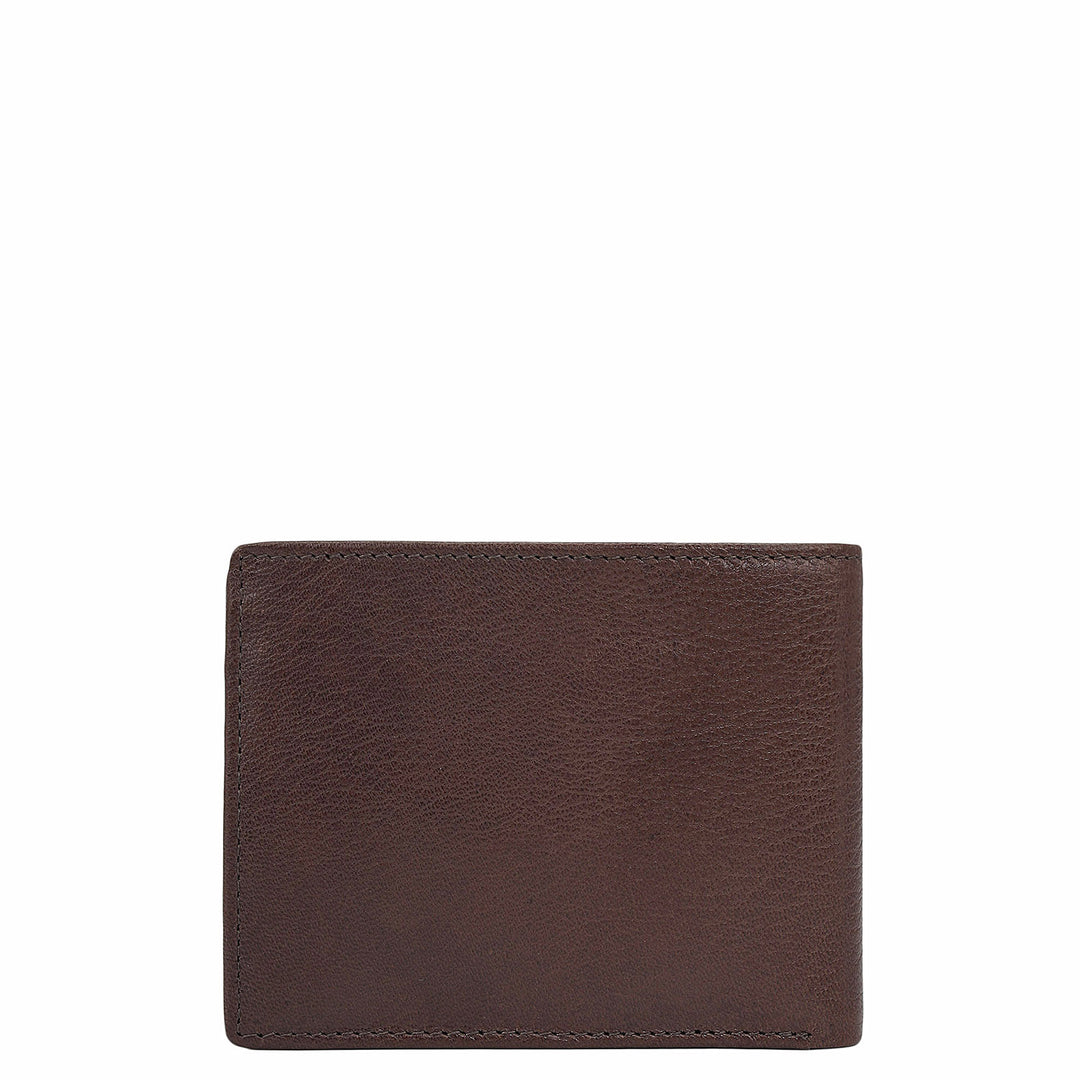 Brown Bifold Leather Mens Wallet
