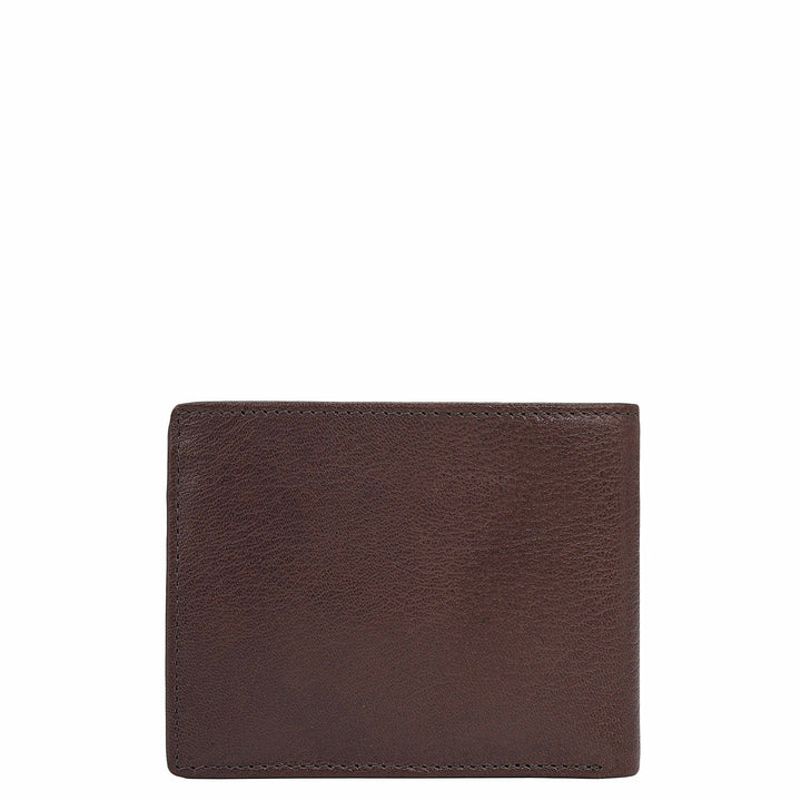 Brown Bifold Leather Mens Wallet
