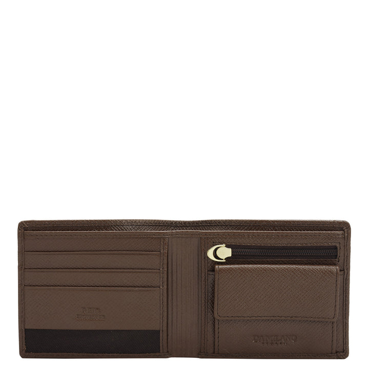 Date Bifold Leather Mens Wallet