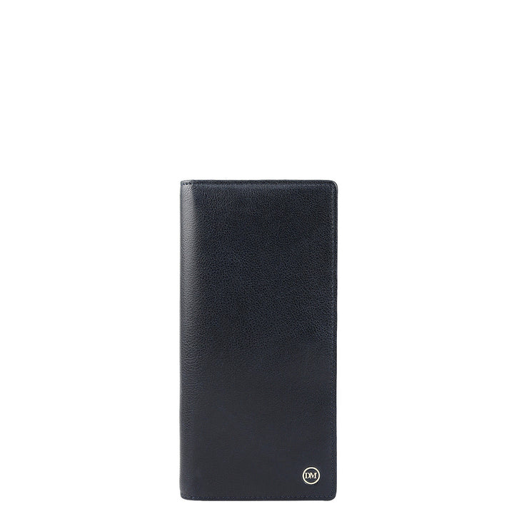Navy Bifold Leather Mens Wallet