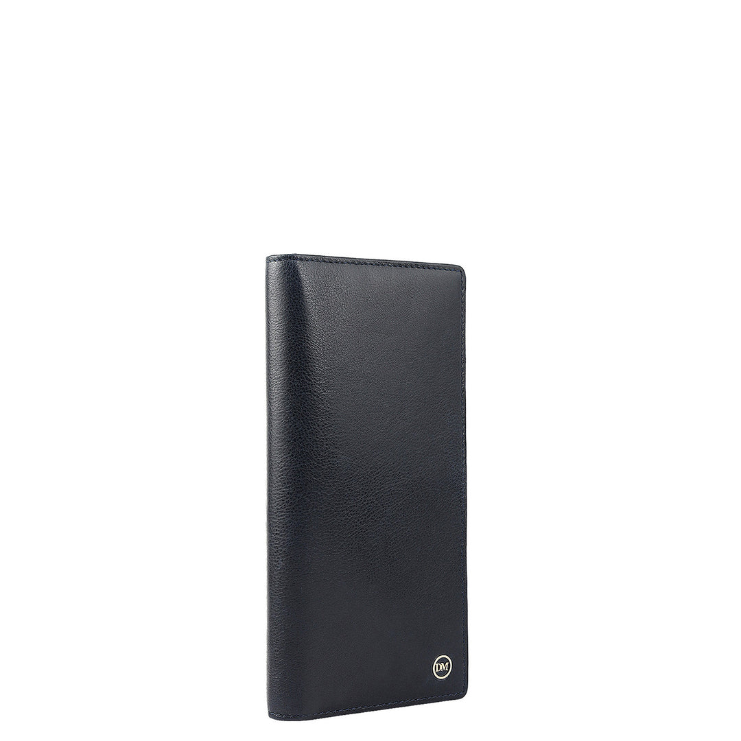 Navy Bifold Leather Mens Wallet