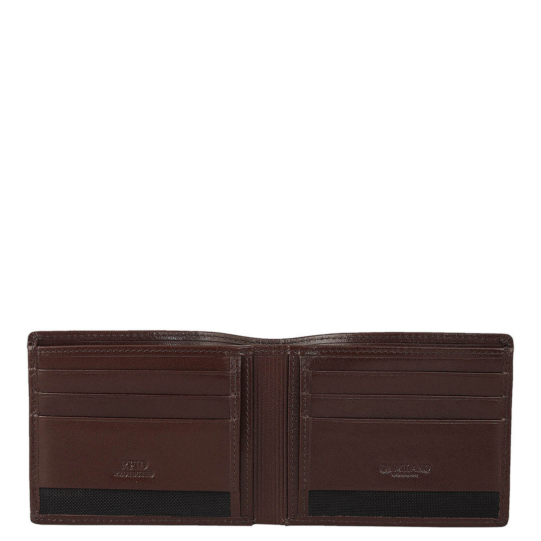Brown Bifold Leather Mens Wallet