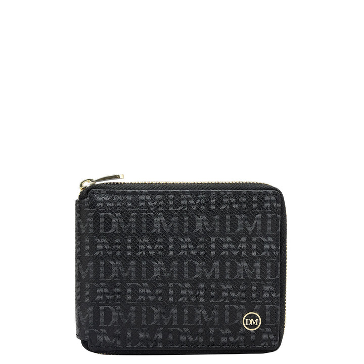 Black Bifold Leather Mens Wallet