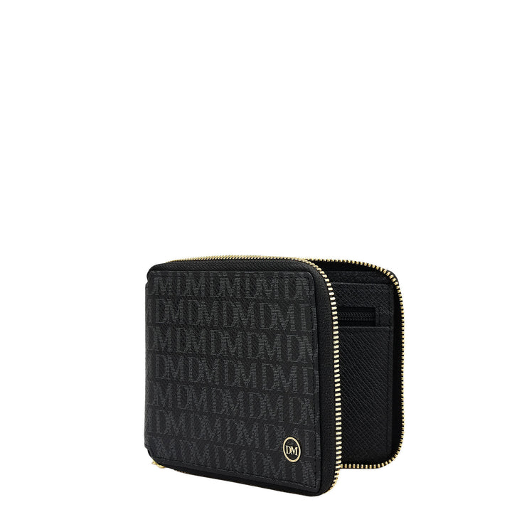 Black Bifold Leather Mens Wallet