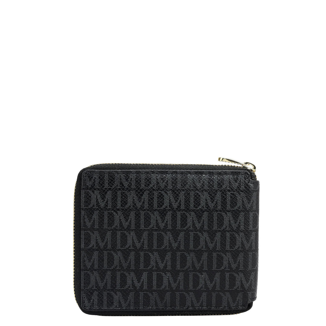 Black Bifold Leather Mens Wallet