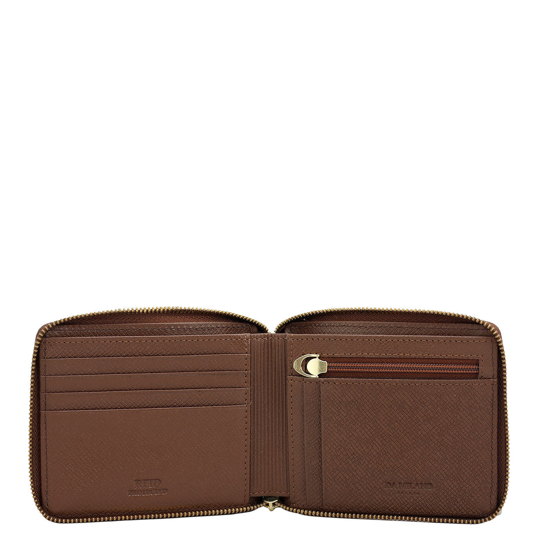 Date Bifold Leather Mens Wallet