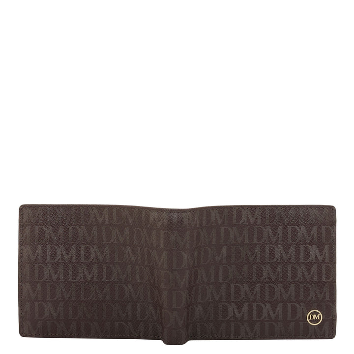 Chocolate Bifold Leather Mens Wallet