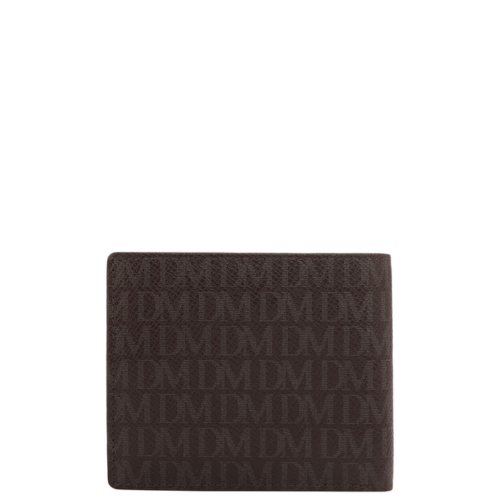 Chocolate Bifold Leather Mens Wallet
