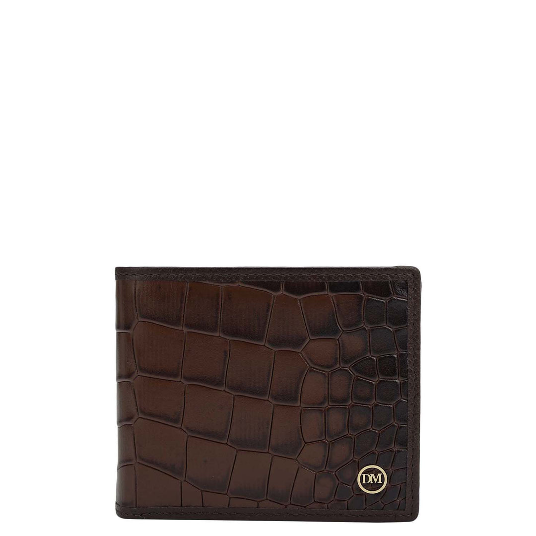 Date Bifold Leather Mens Wallet