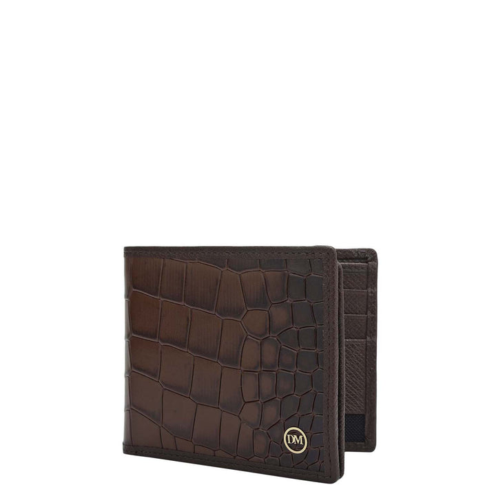 Date Bifold Leather Mens Wallet