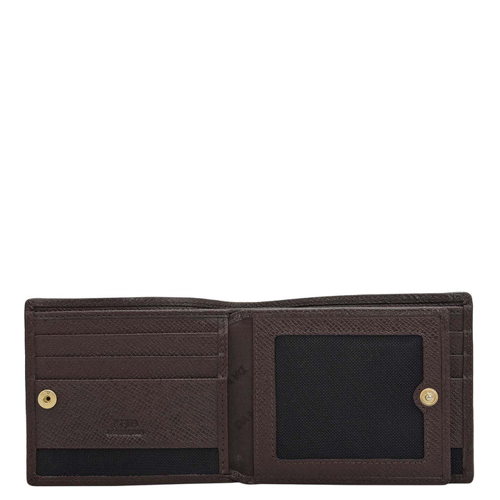 Date Bifold Leather Mens Wallet