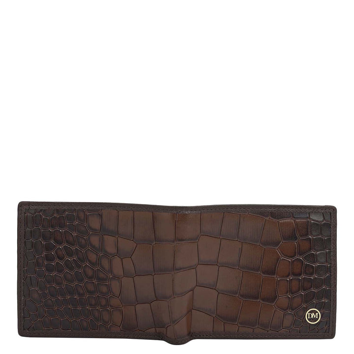 Date Bifold Leather Mens Wallet