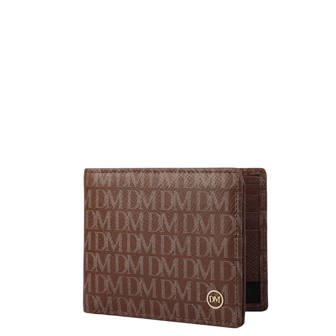 Date Bifold Leather Mens Wallet