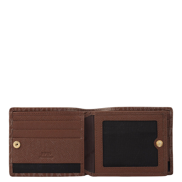 Date Bifold Leather Mens Wallet