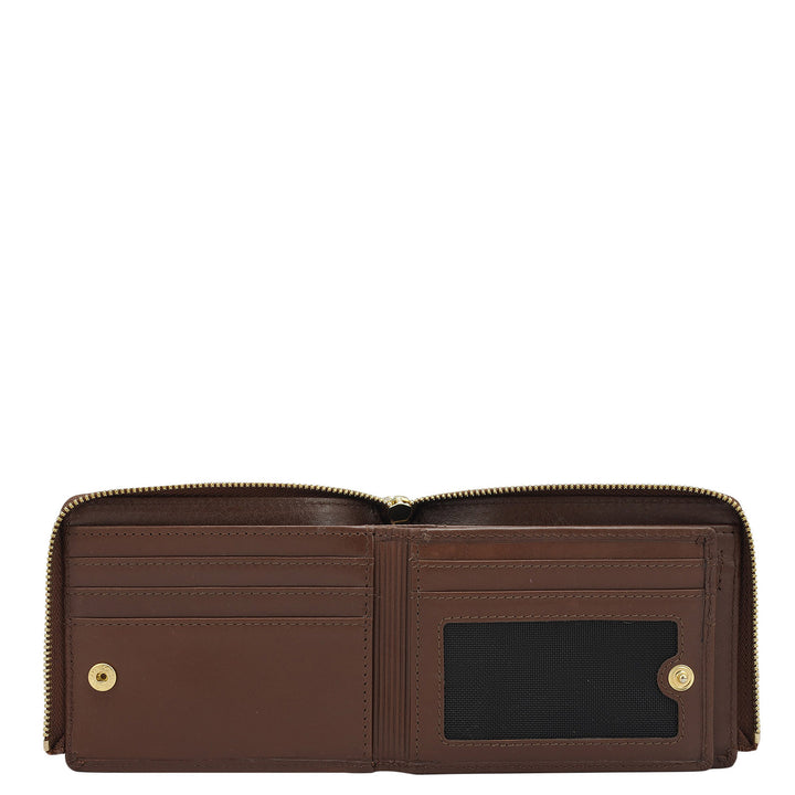 Brown Bifold Leather Mens Wallet