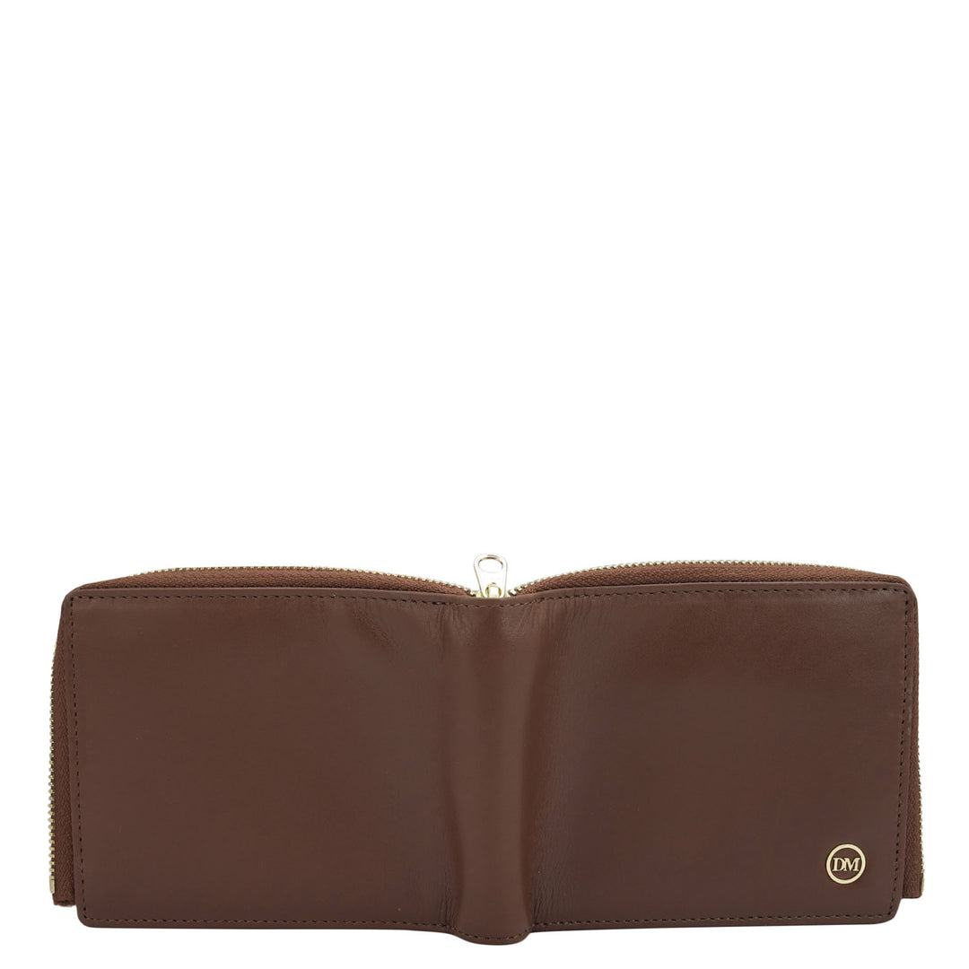 Brown Bifold Leather Mens Wallet