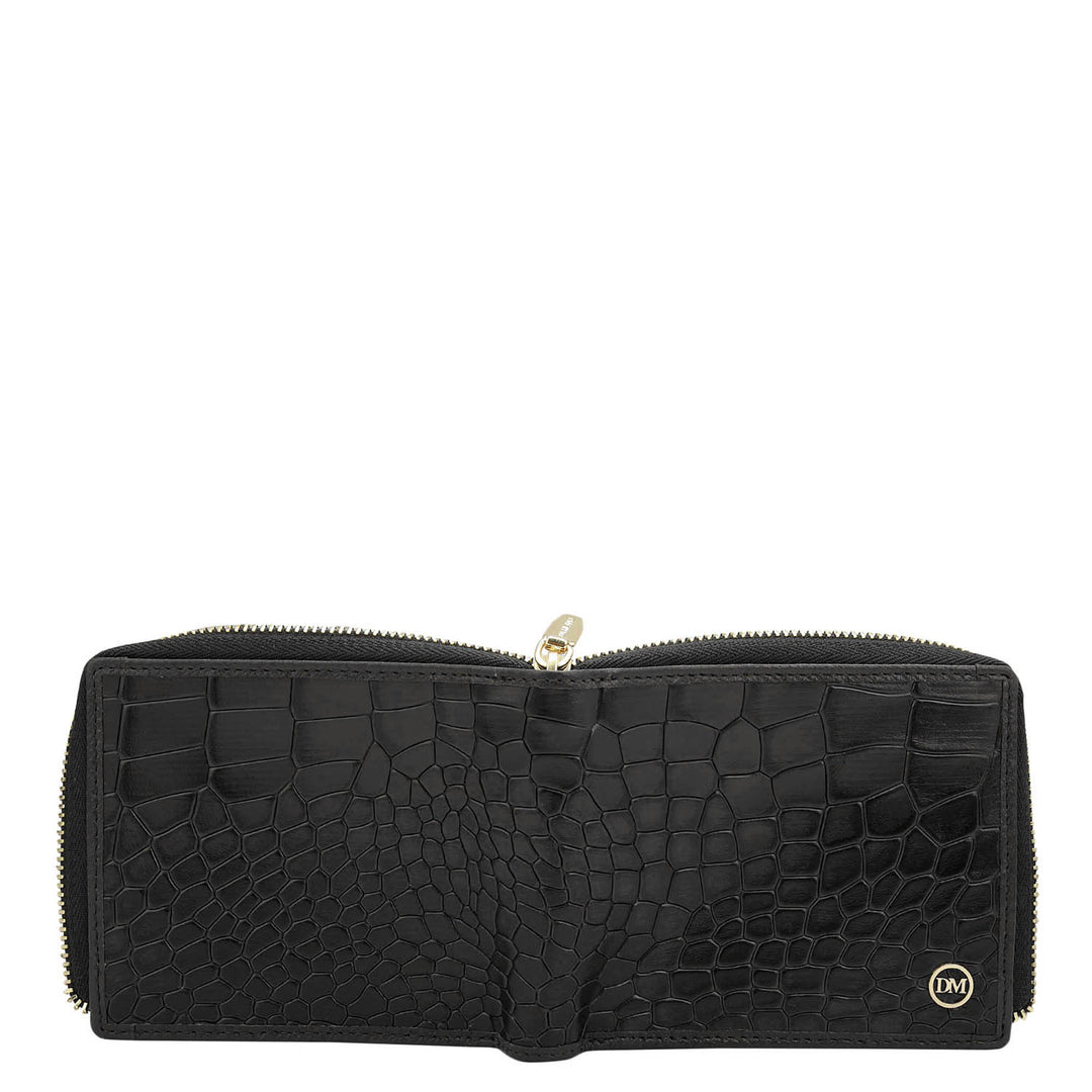 Black Bifold Leather Mens Wallet