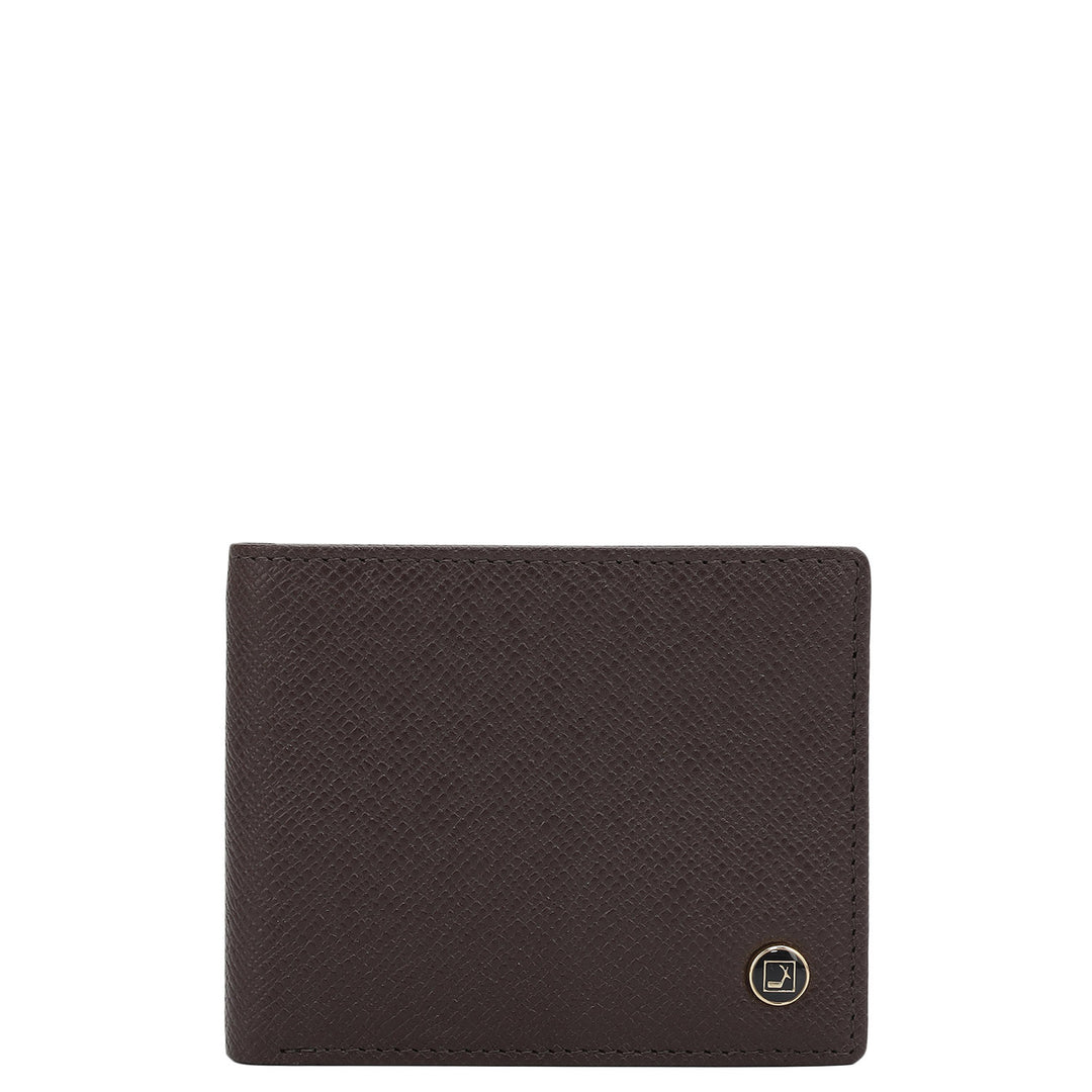 Chocolate Bifold Leather Mens Wallet
