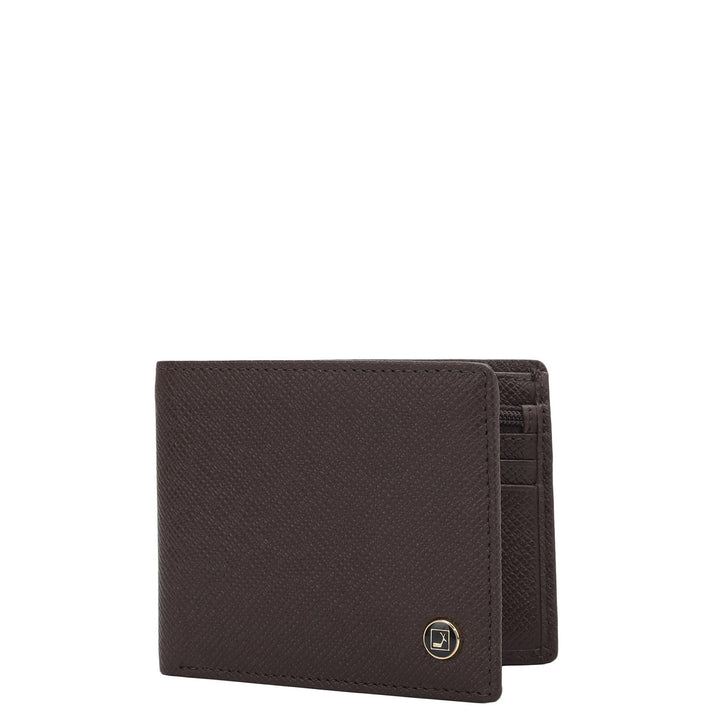 Chocolate Bifold Leather Mens Wallet