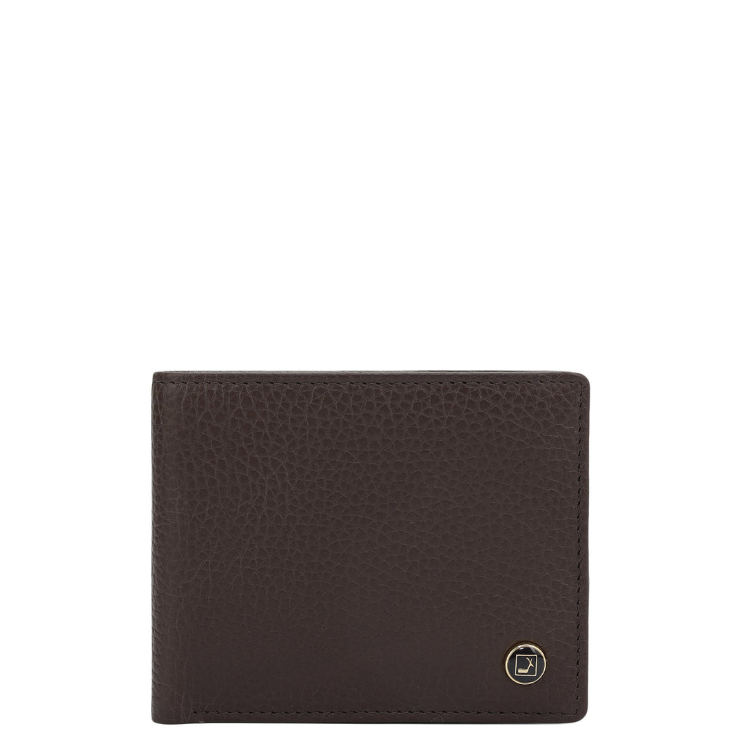 Chocolate Bifold Leather Mens Wallet