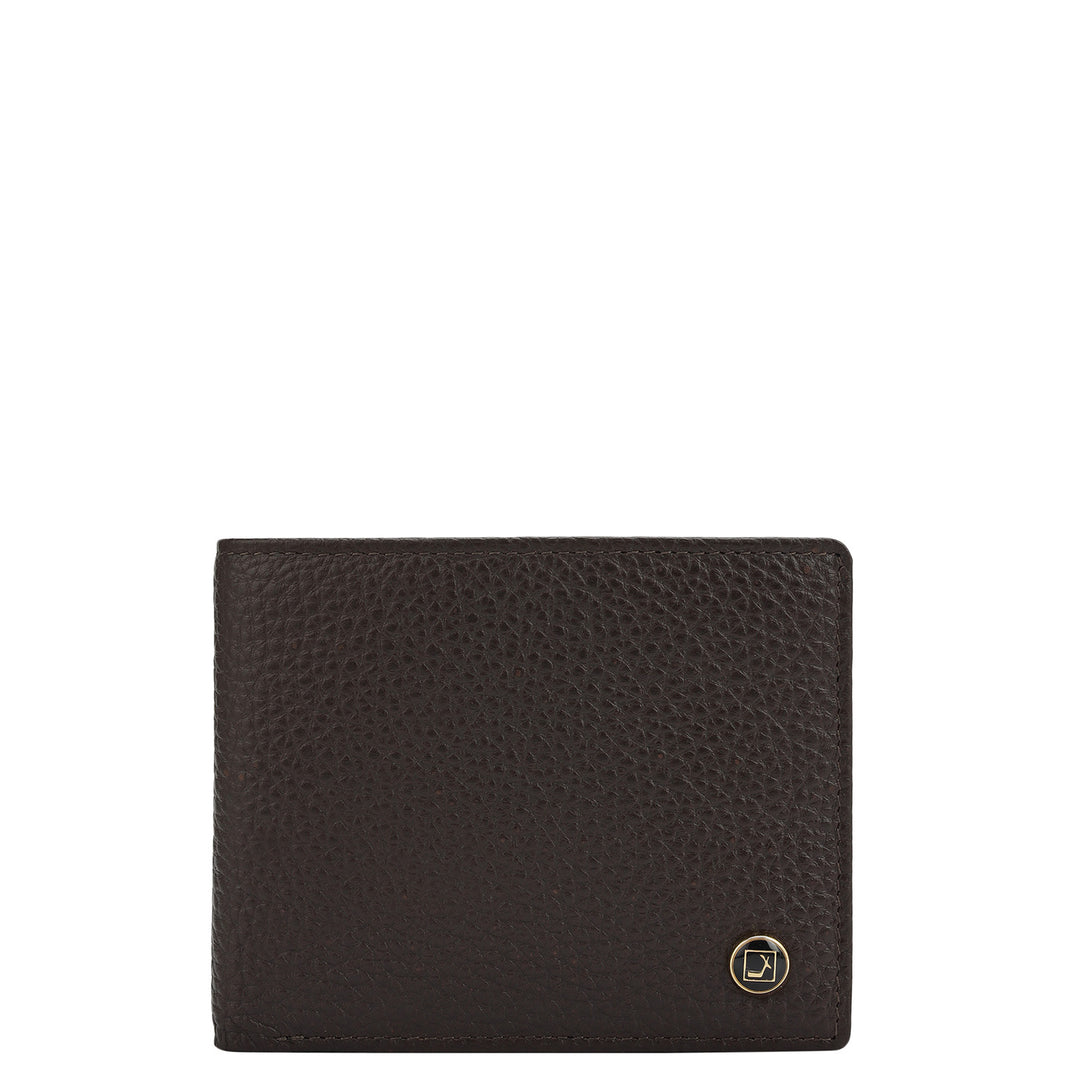 Chocolate Bifold Leather Mens Wallet