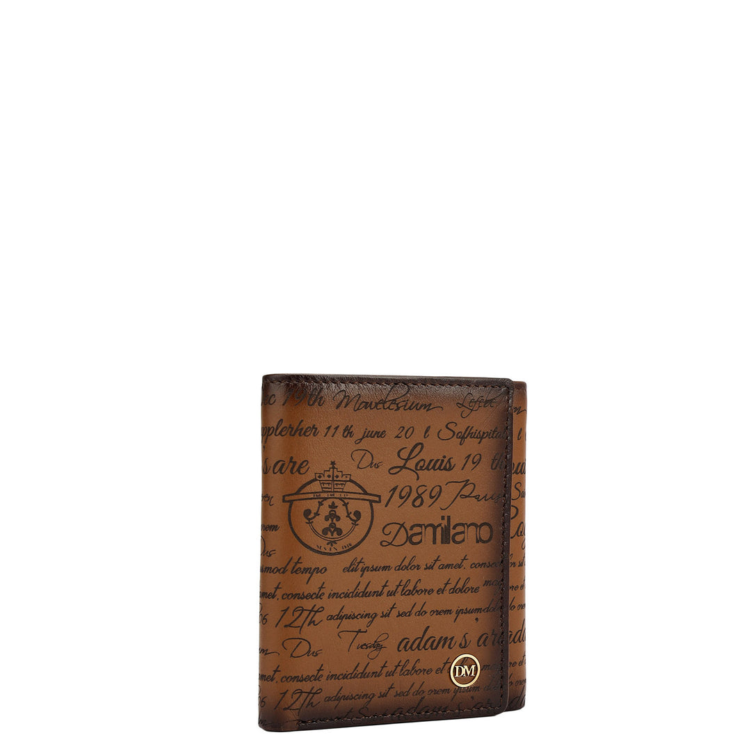 Cognac Bifold Leather Mens Wallet