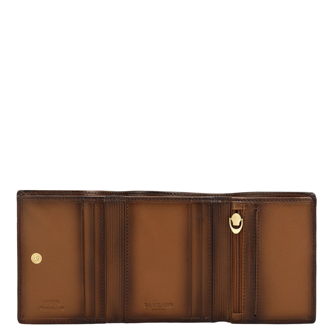 Cognac Bifold Leather Mens Wallet